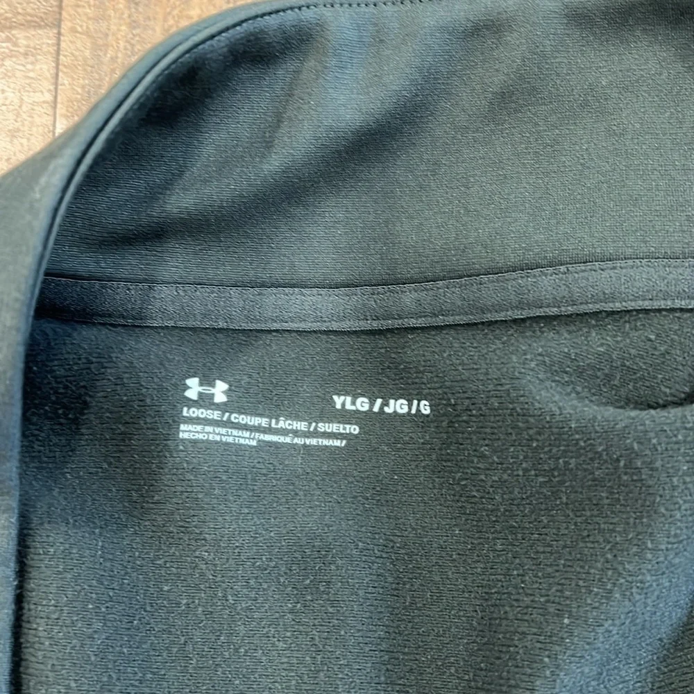 Under armour green full zip track jacket